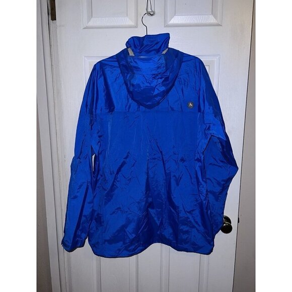 MARMOT Precip Eco Mens Hooded Full Zipper Windbreaker Jacket Sz XL - Picture 8 of 16